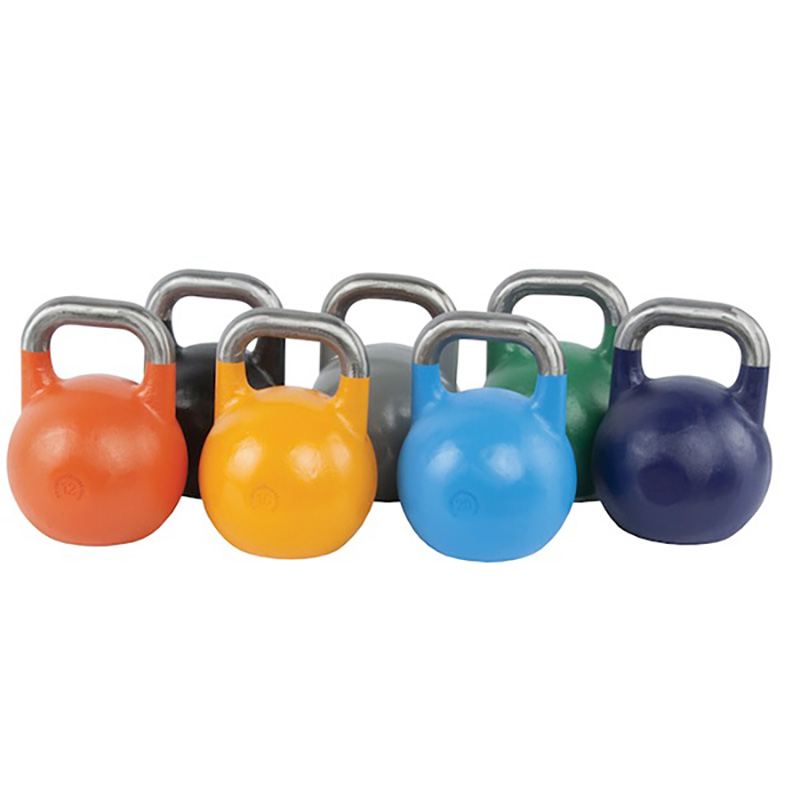 Gimnasio de acero de color de la competencia Kettlebell personalizado