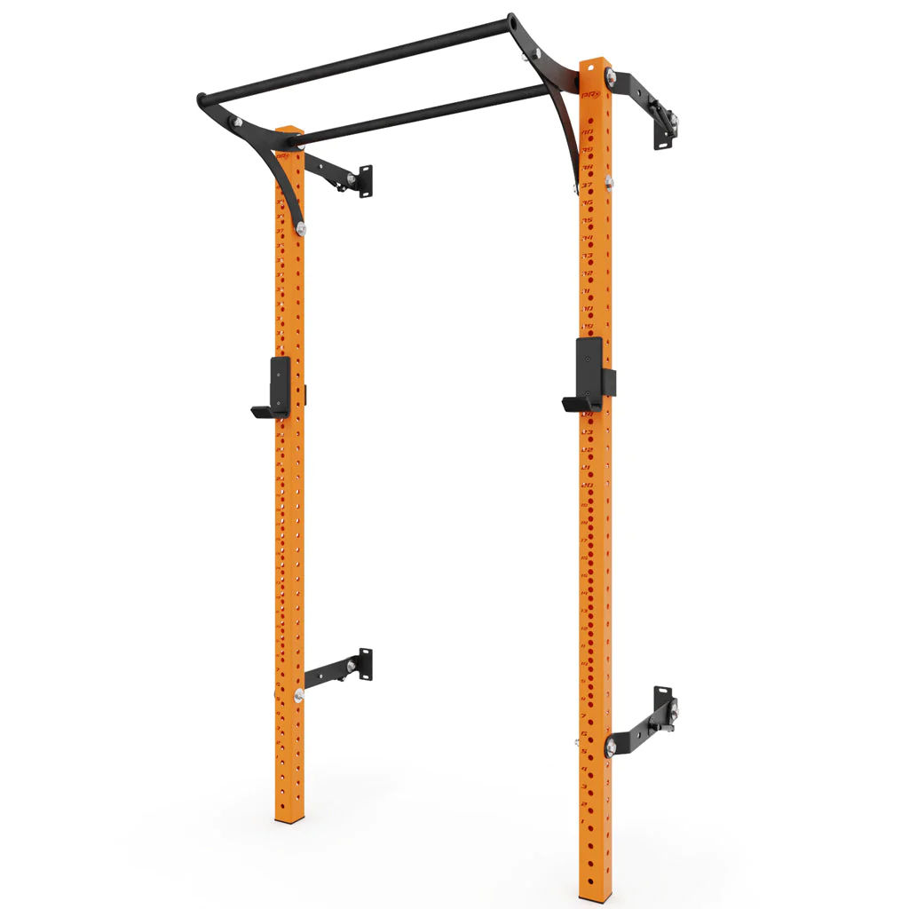 Home fitness equipment squat power rack with pull up bar Folding wall mounted squat rack