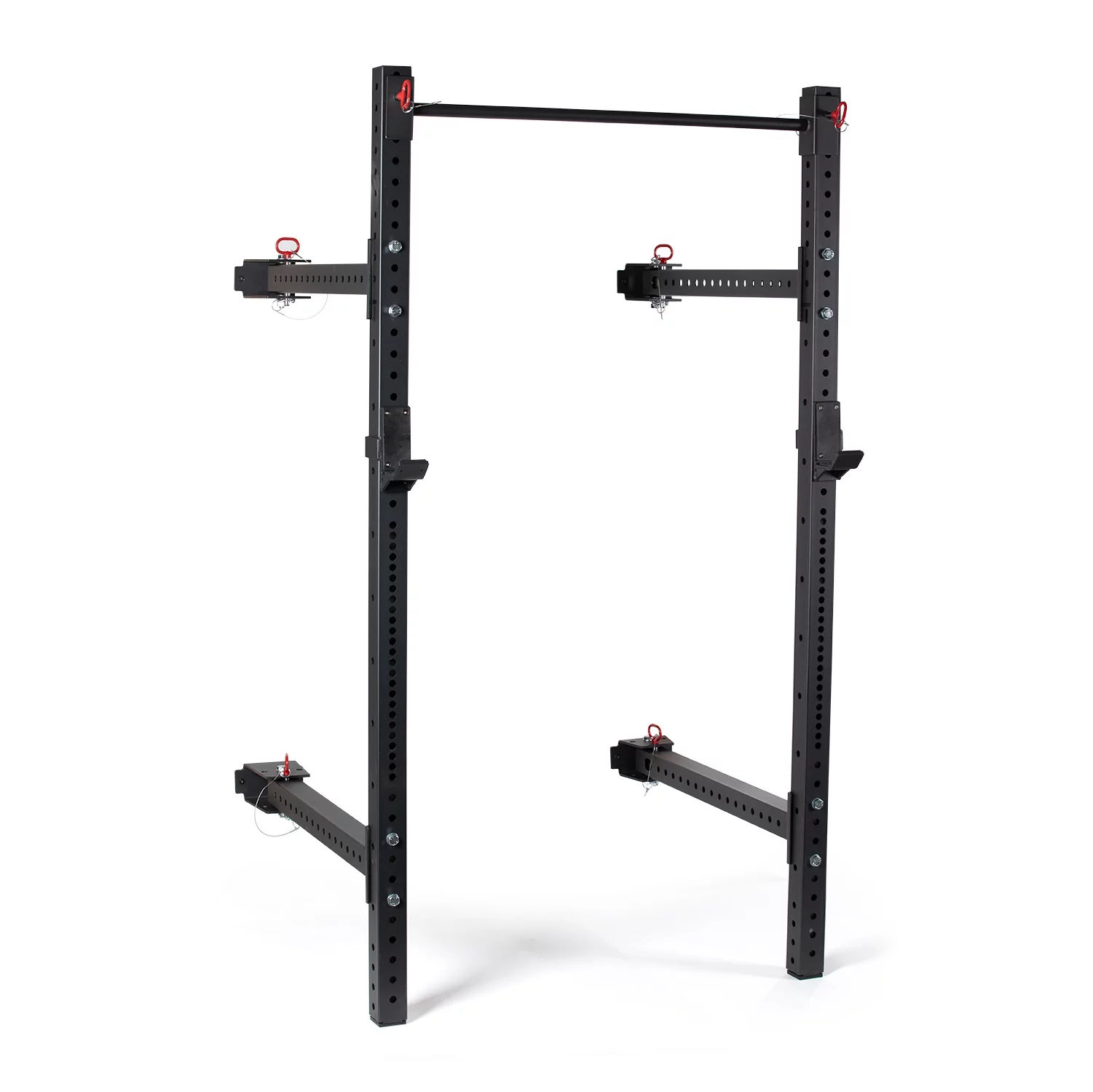 Home gym wall mounted folding power rack fitness squat rack