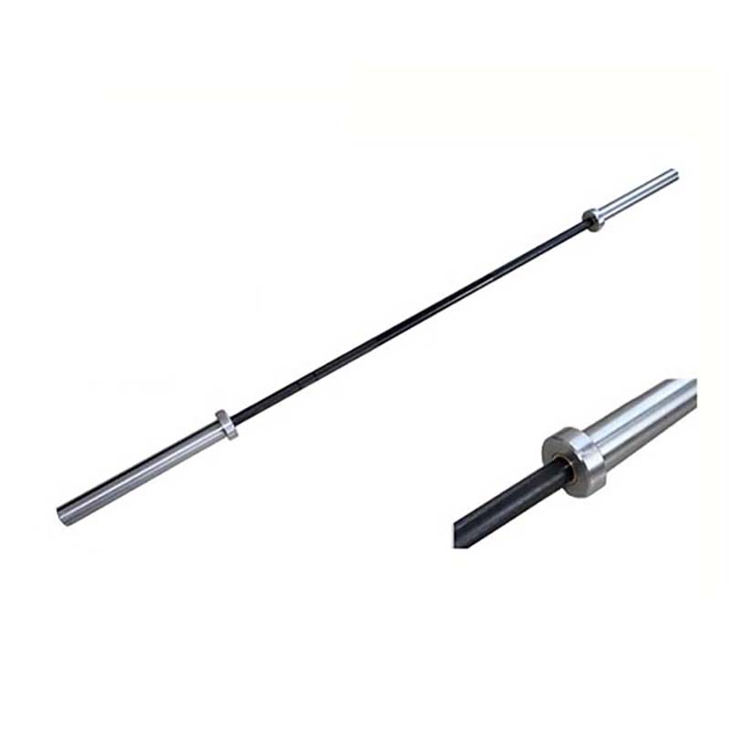 Black Zinc Barbell Bar