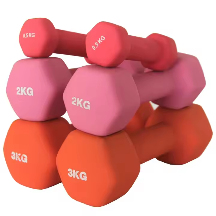 Hex Head Viny/Neoprene Dipping Dumbbell